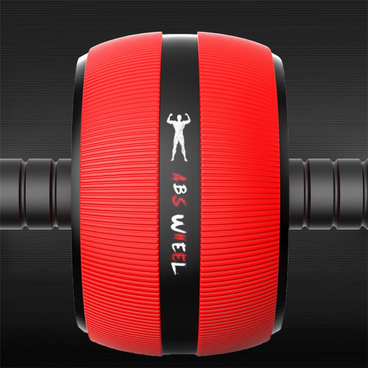 Exercise Wheel ABS Abdominal Gym Fitness Machine Body Strength Training Roller - Red-3