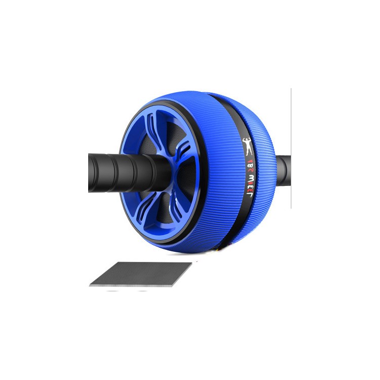 ABS Abdominal Gym Fitness Machine Exercise Wheel Body Strength Training Roller - Blue-1