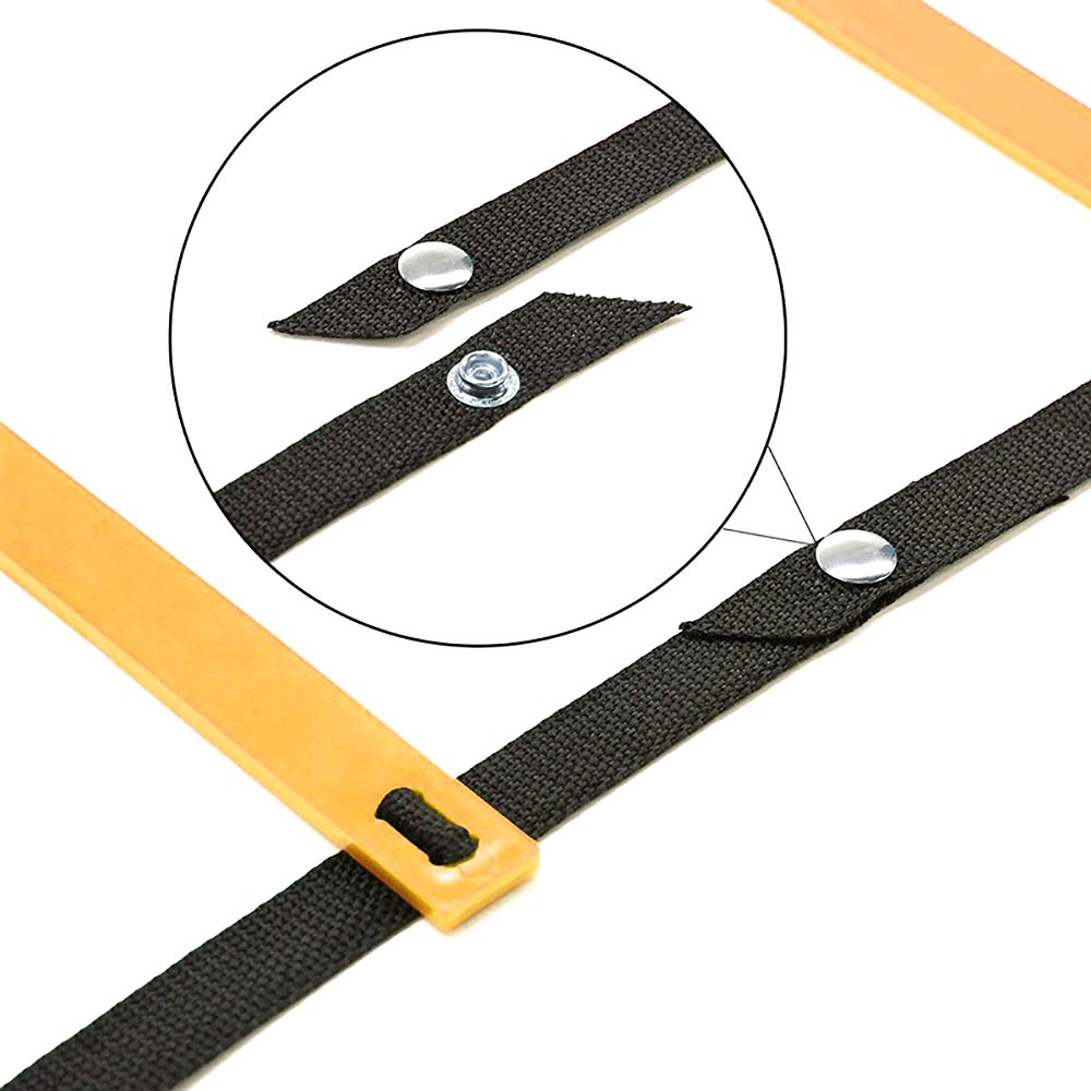 7.0M 13-Rung Adjustable Soccer Training Agility Ladder Speed Flat Rung with Carry Bag-7