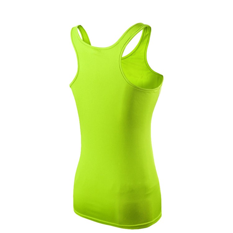 Women's Sports Yoga Fitness Sleeveless Running Vest - Green / Size: M-2