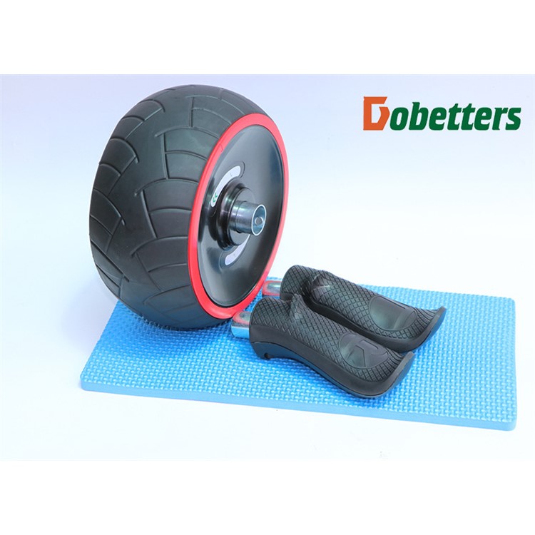 Fitness Velocidad De Entrenamiento AB Roller Abdominal Ejercicio De Rebote Rueda De Entrenamiento Gimnasio - Rojo-3