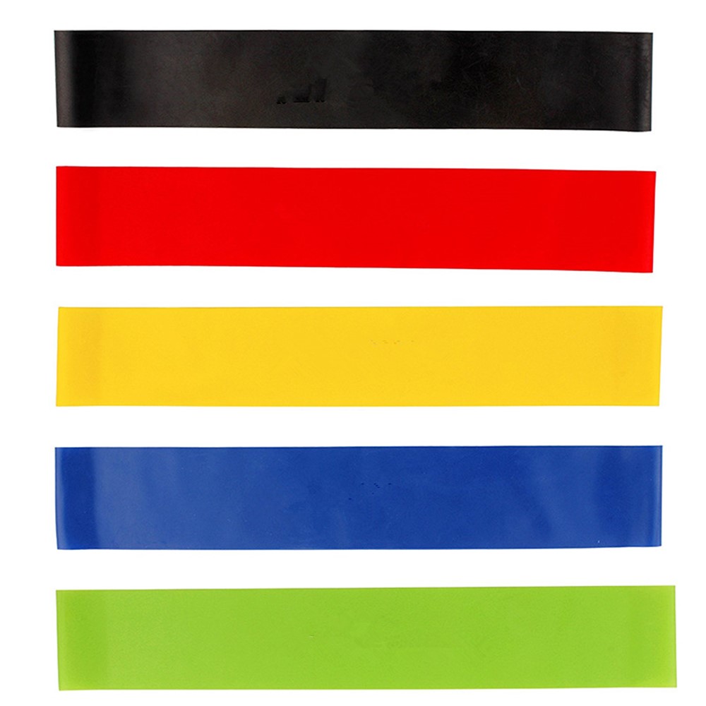 5 Teile / Pack TPE-Schleife Widerstandsbänder Yoga Spannung Elastische TPE-Band-7