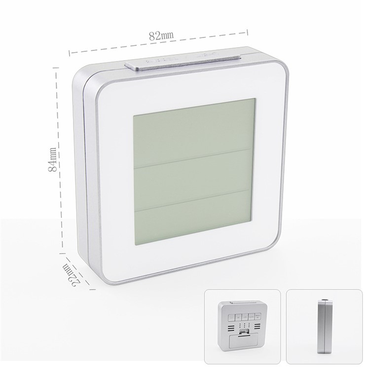 Multi-functional Travel Jumbo LCD Radio Controlled Alarm Clock with Temperature Display (DCF, WWVB, MSF, JJY Version)-4