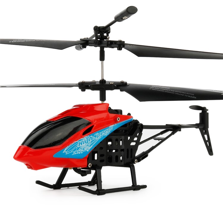 JX-807 2 Channel Mini RC Helicopter RC Drone - Red-1