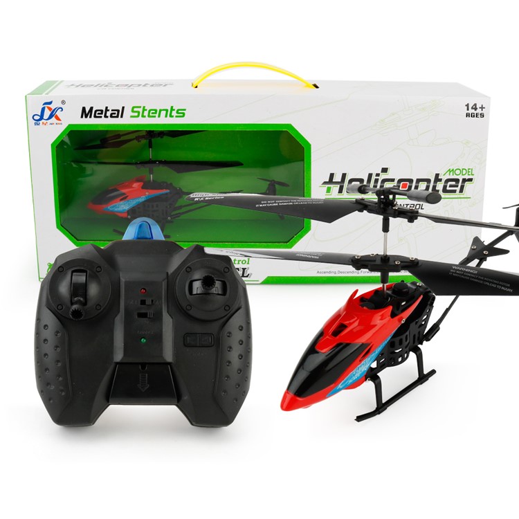 JX-807 2 Channel Mini RC Helicopter RC Drone - Red-8
