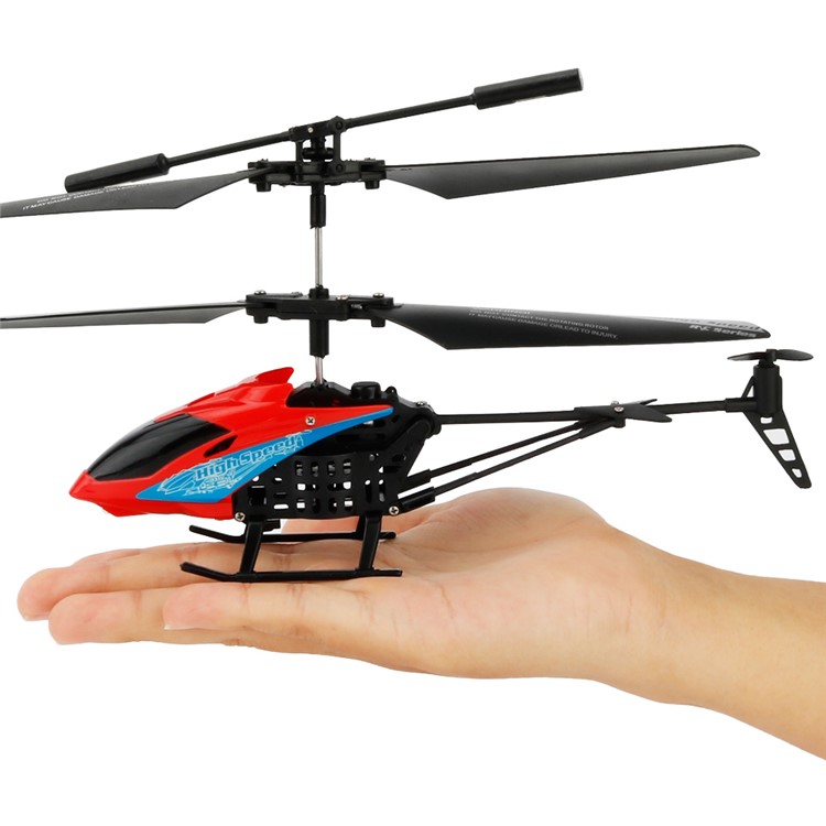 JX-807 2 Channel Mini RC Helicopter RC Drone - Red-9
