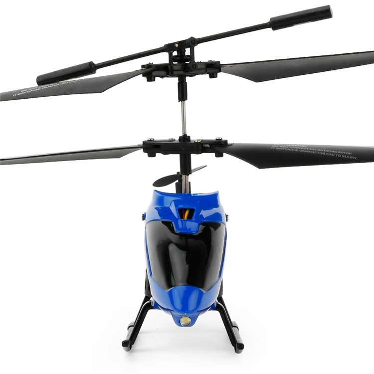 JX-807 Mini Infrared RC Helicopter 2CH with Gyroscope - Blue-3