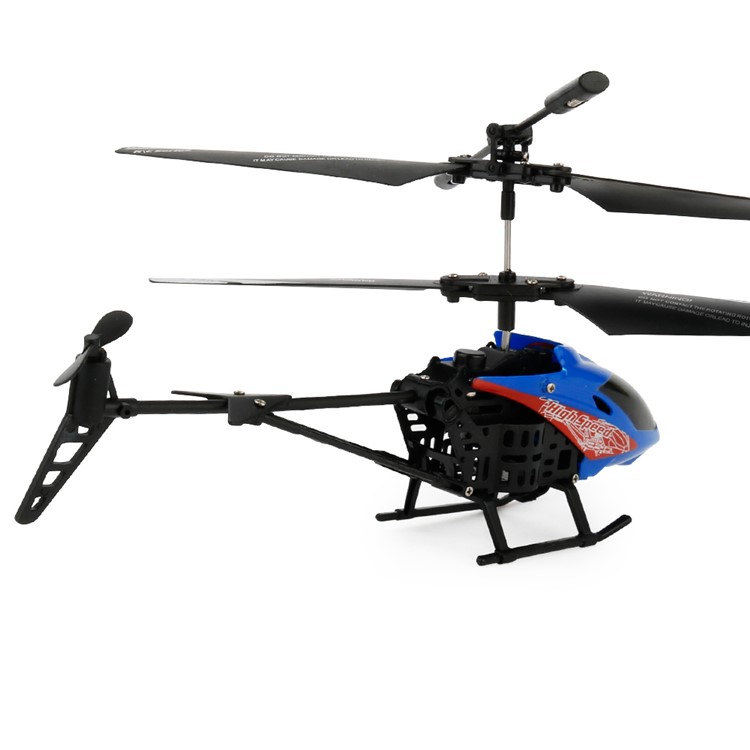JX-807 Mini Infrared RC Helicopter 2CH with Gyroscope - Blue-4