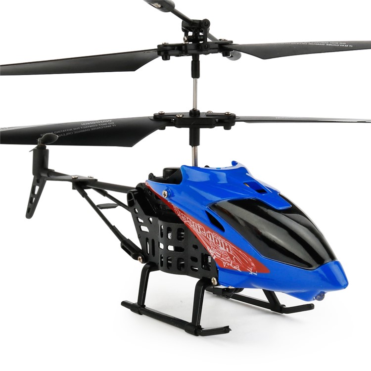 JX-807 Mini Infrared RC Helicopter 2CH with Gyroscope - Blue-7