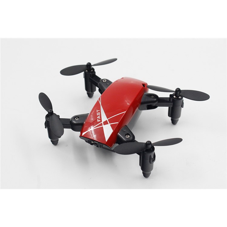 S9 Mini One Key Return Headless Mode 3D Flip Foldable RC Quadcopter - Red-2