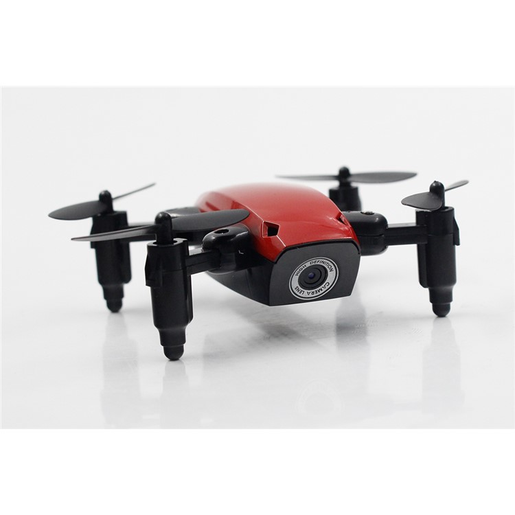 S9W 4-Axis Foldable RC Drone Portable RC Quadcopter Support WiFi Transmission - Red-3