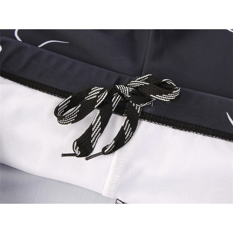 Lightning Flash Pattern Men's Beach Shorts Board Swimming Trunks Beach Pants - Black / XXXL-6