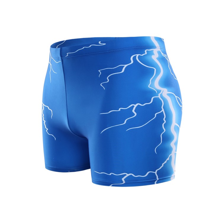 Lightning Flash Pattern Men's Beach Shorts Board Swimming Trunks Beach Pants - Blue / XXXXL-1