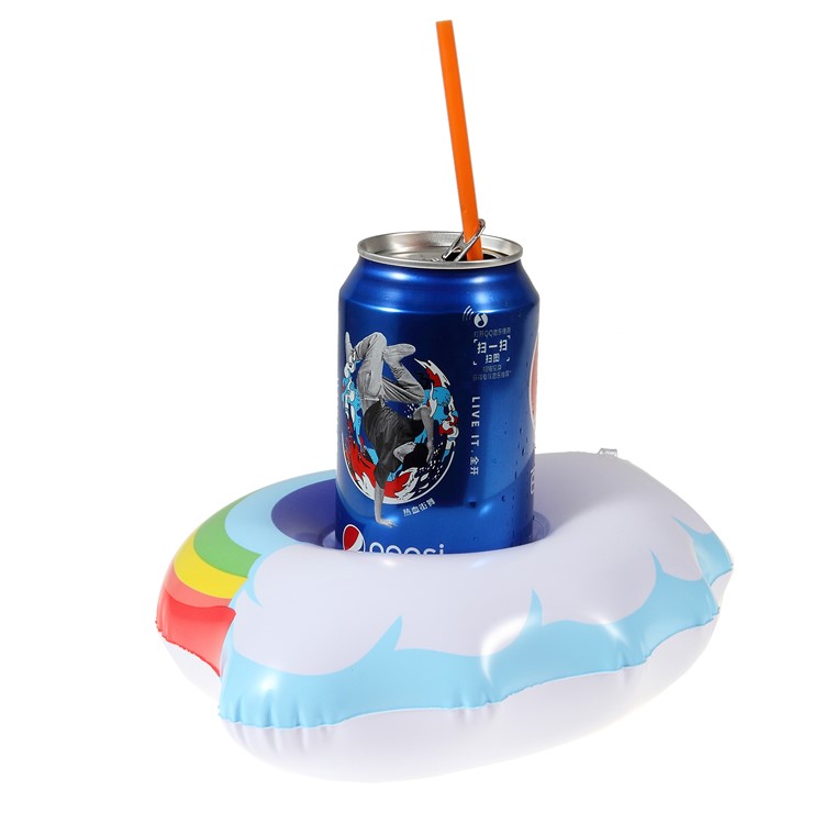 Cloud Shaped Summer Swimming Floating Drink Coasters Inflatable Drink Mat Cup Holder for Pool Party Water Fun-1
