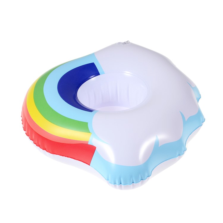 Cloud Shaped Summer Swimming Floating Drink Coasters Inflatable Drink Mat Cup Holder for Pool Party Water Fun-3
