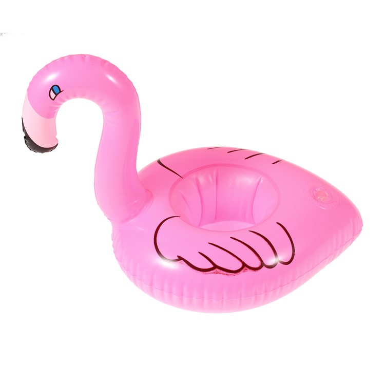 Flamingo Pattern Inflatable Drink Holder Floating Cup Coasters for Pool Party-2