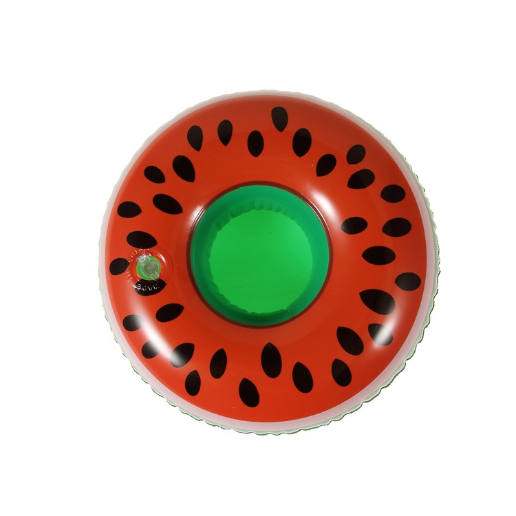 Watermelon Pattern Inflatable Drink Holder Floating Cup Coasters for Pool Party-3