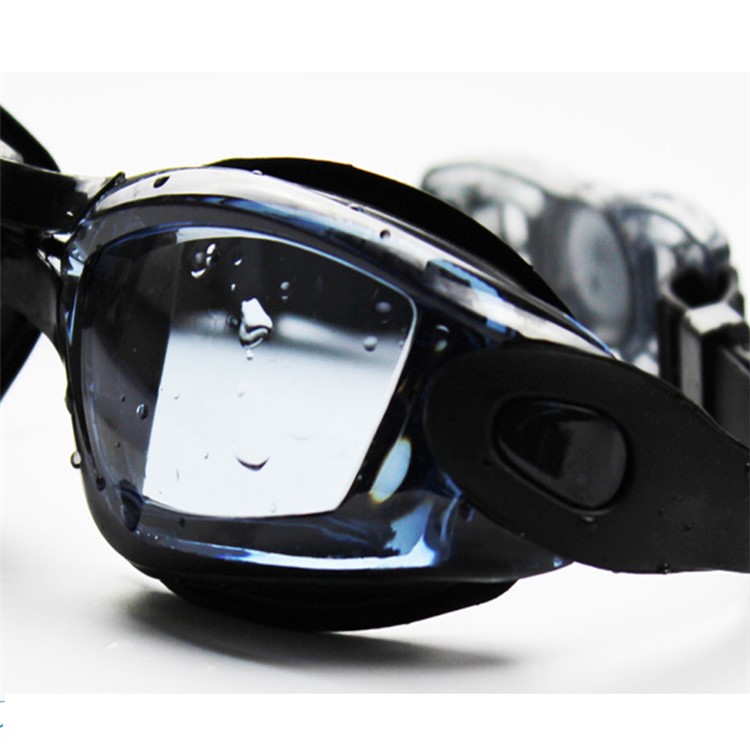 Swimming Goggles No Leaking Anti Fog UV Protection Swim Goggles with Free Protection Case - Black-10