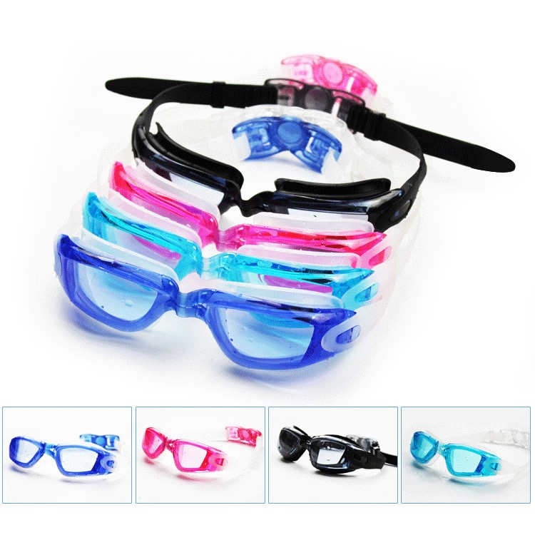 Swimming Goggles No Leaking Anti Fog UV Protection Swim Goggles with Free Protection Case - Black-12