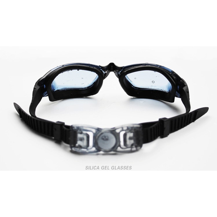 Swimming Goggles No Leaking Anti Fog UV Protection Swim Goggles with Free Protection Case - Black-4