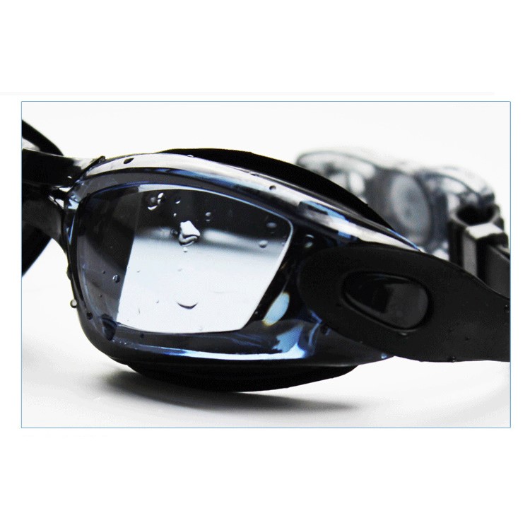 Swimming Goggles No Leaking Anti Fog UV Protection Swim Goggles with Free Protection Case - Black-5