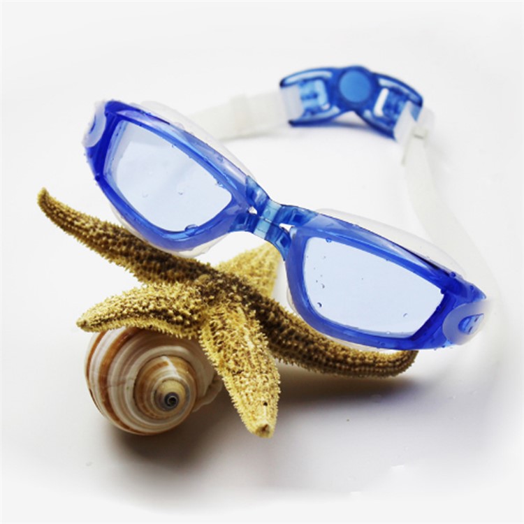 Clear Version Swimming Goggles No Leaking Anti Fog UV Protection Swim Goggles with Free Protection Case - Blue-1