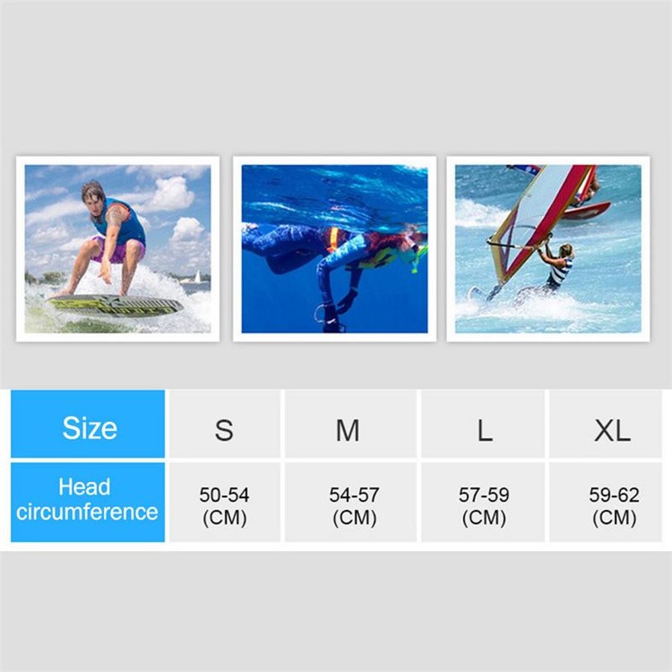 DIVE&SAIL UV Protected 3MM Diving Hood Warm Diving Cap For Water Sports - Size: S-8