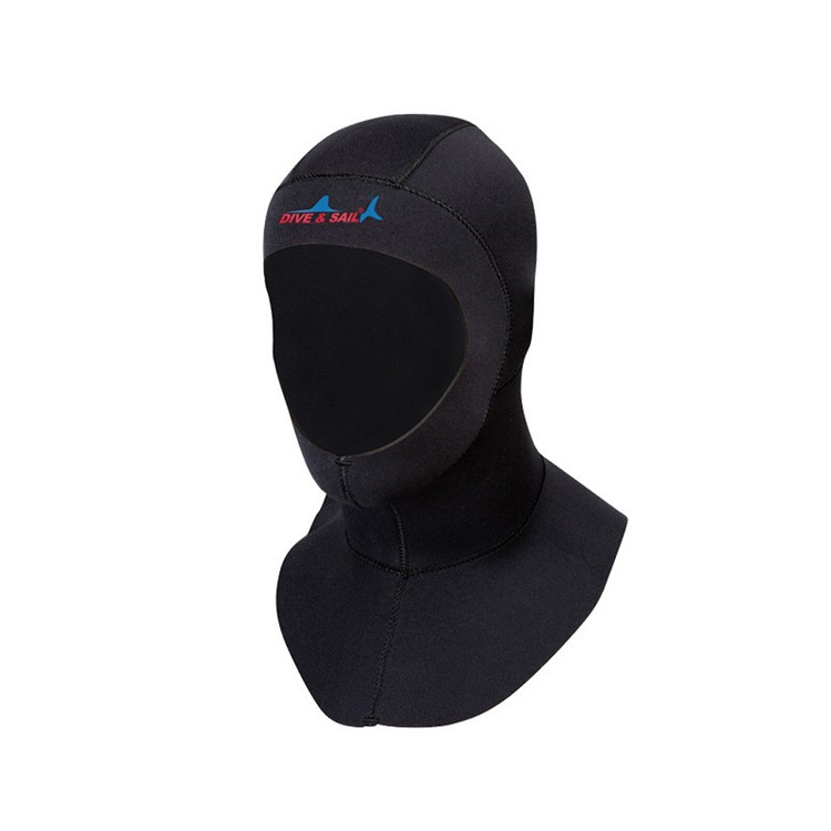 DIVE&SAIL UV Protected 3MM Diving Hood Warm Diving Cap For Water Sports - Size: XL-3
