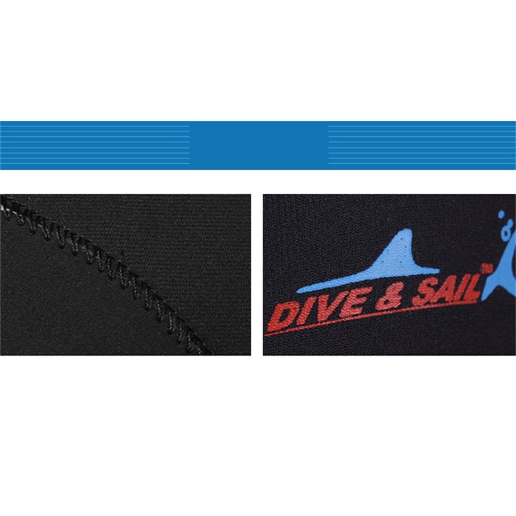 DIVE&SAIL UV Protected 3MM Diving Hood Warm Diving Cap For Water Sports - Size: XL-9