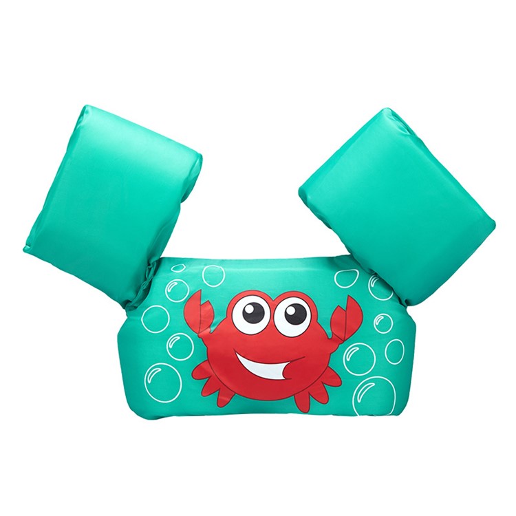 Child Swim Vest Life Jacket Learn to Swim Aid Floating Life Vest - Crab-1
