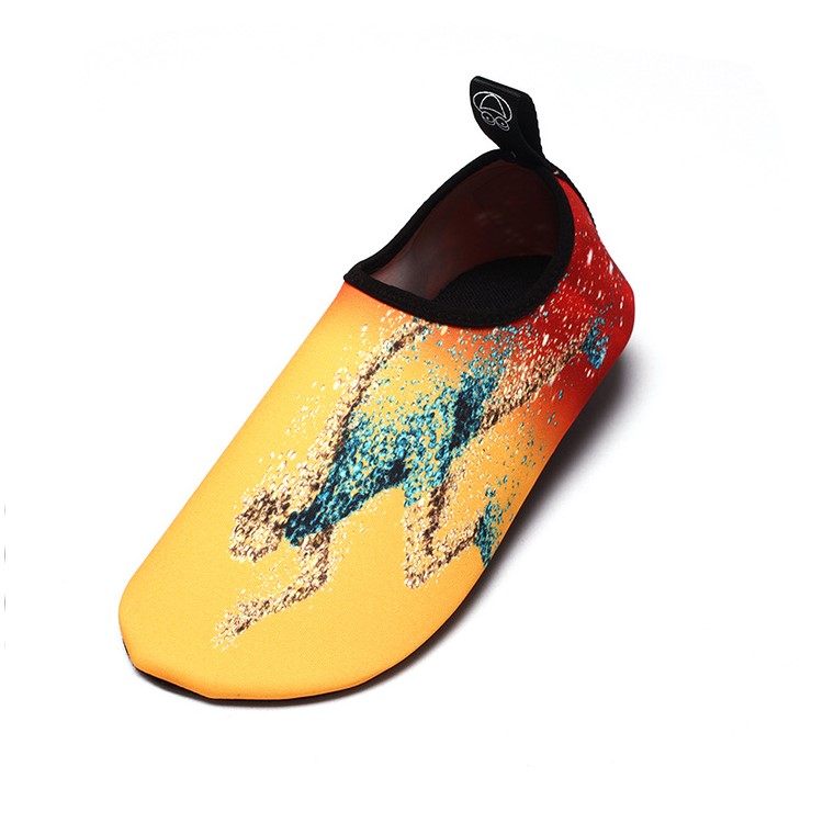 Water Socks Durable Aqua Barefoot Shoes Beach Pool Swimming Snorkeling Shoes - Running Man, Size: 36-1