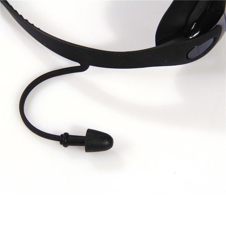 Waterproof Mirrored & Clear Anti Fog UV400 Protection Plated Swimming Goggles with Cap etc. - Black-8