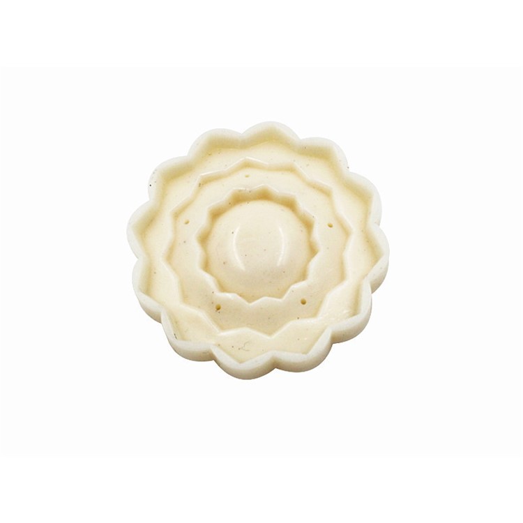 Two Sets Mooncake Maker Mold Homemade Mooncake Kitchen DIY Tool - Triangle and Flower Shape-11