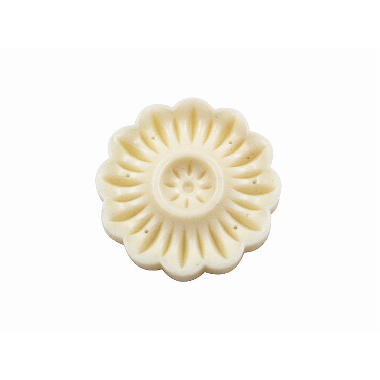 Two Sets Mooncake Maker Mold Homemade Mooncake Kitchen DIY Tool - Triangle and Flower Shape-6
