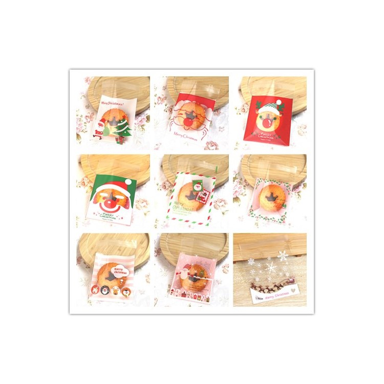 100 Pcs Self-sealing Cookies Candy Bags Cosmetics, Handmade Soap Gift Packing - Mail-2