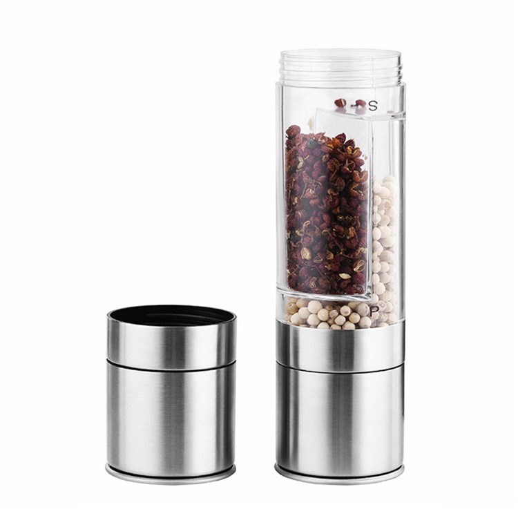 Double-ended Manual Salt Pepper Shaker Grinder with Ceramic Grinding Core-11