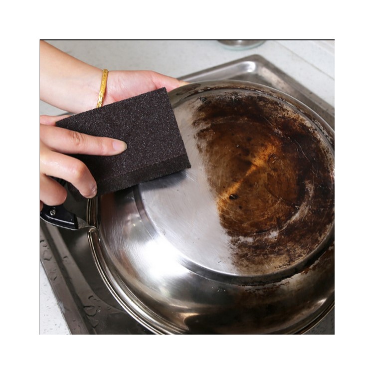 3PCS/Pack Carborundum Magic Sponge Brush Kitchen Home Washing Cleaning Cleaner Tool-11