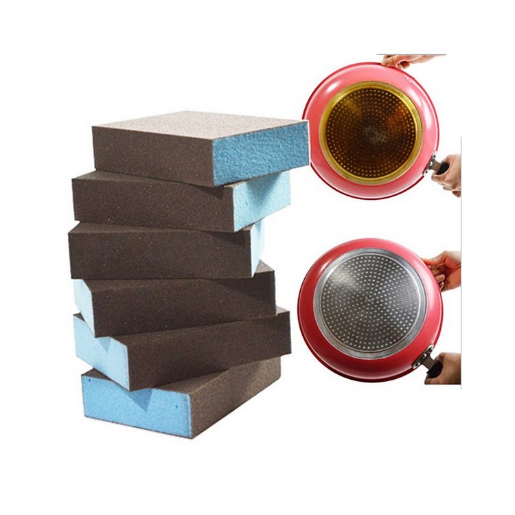 3PCS/Pack Carborundum Magic Sponge Brush Kitchen Home Washing Cleaning Cleaner Tool-6