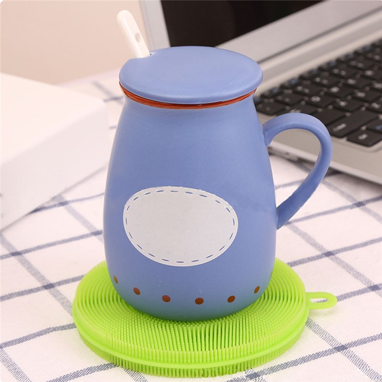 Multipurpose Antibacterial Silicone Two-sided Sponge Cleaning Dish Kitchen Washing Brush - Red-10