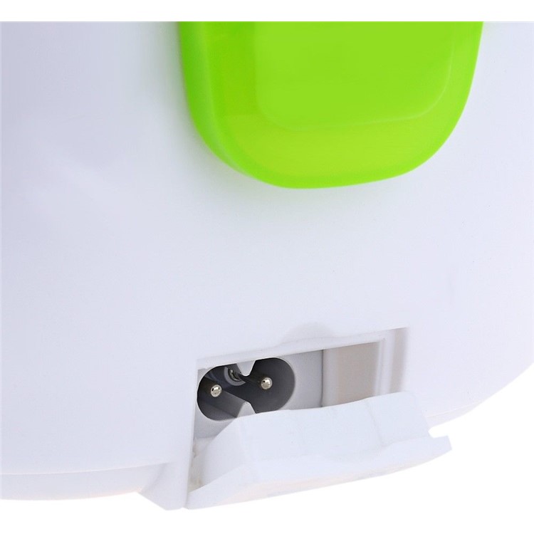 Electric Heated Portable Compact Food Warmer Lunch Bento Box 12V Car Adapter - Green-6