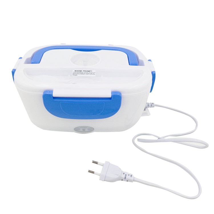 Electric Lunch Box Food Heater Lunch Warmer Heater with Removable Stainless Steel Container - Blue / EU Plug-1