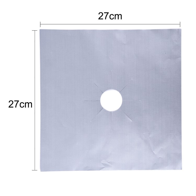 6PCS Non Stick Heat Resistant Gas Stove Burner Covers Protectors-6