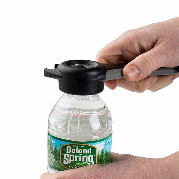Multifunctional Handy Kitchen Tool Creative Stainless Steel Beer Opener Cans Soda Pops Bottle Opener - Black-3