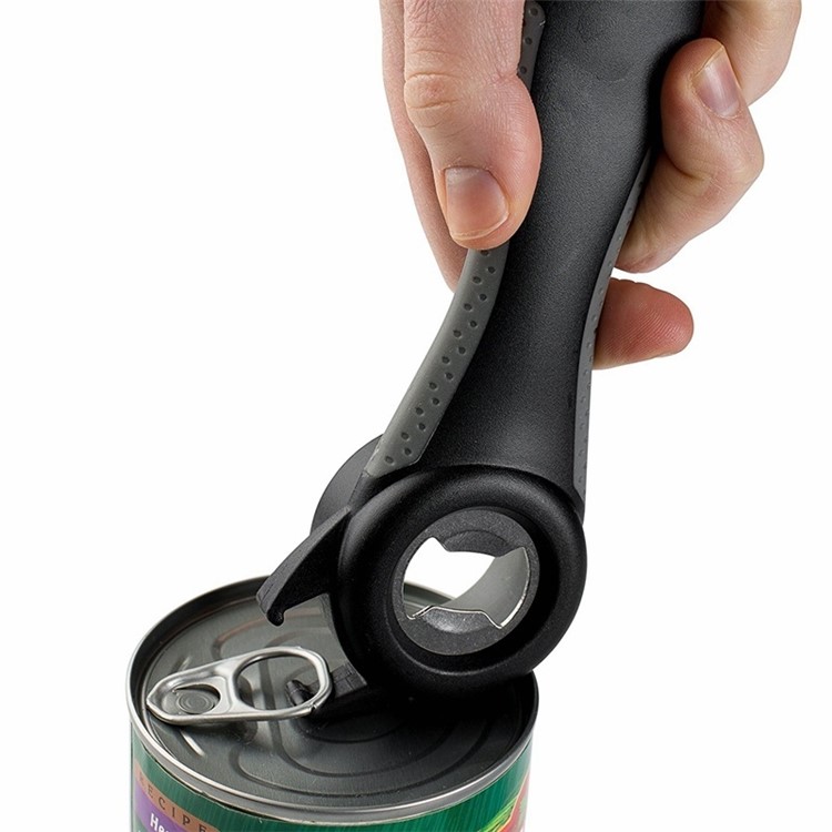 Multifunctional Handy Kitchen Tool Creative Stainless Steel Beer Opener Cans Soda Pops Bottle Opener - Black-4
