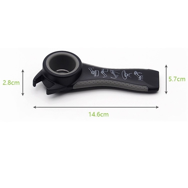Multifunctional Handy Kitchen Tool Creative Stainless Steel Beer Opener Cans Soda Pops Bottle Opener - Black-6