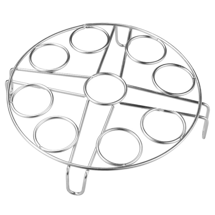 Dual Layers Stainless Steel Pot Steam Rack Household Steamed Egg Shelf Multi-functional Kitchenware Gadget-2