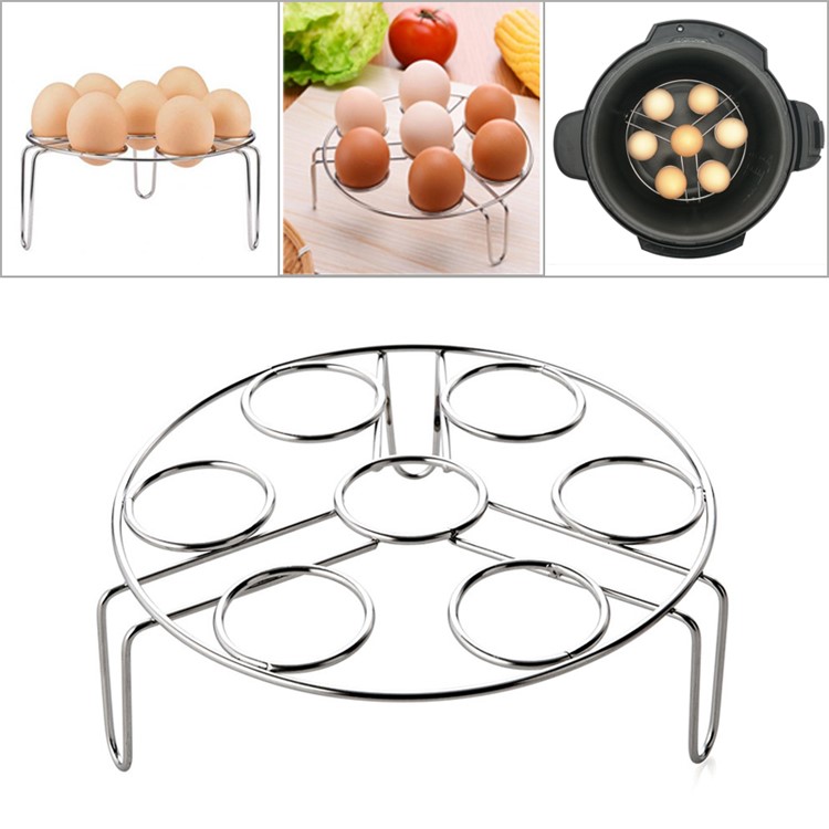 304 Stainless Steel Egg Steamer Basket Rack Egg Cooker Rack-1