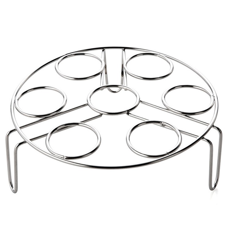 304 Stainless Steel Egg Steamer Basket Rack Egg Cooker Rack-3