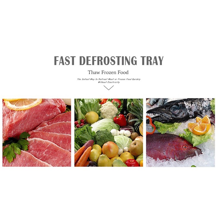 Fast Defrosting Tray Meat Food Fast Defrosting Tray Kitchen Tools, Size: 35.5 x 16.5 x 0.2cm-10