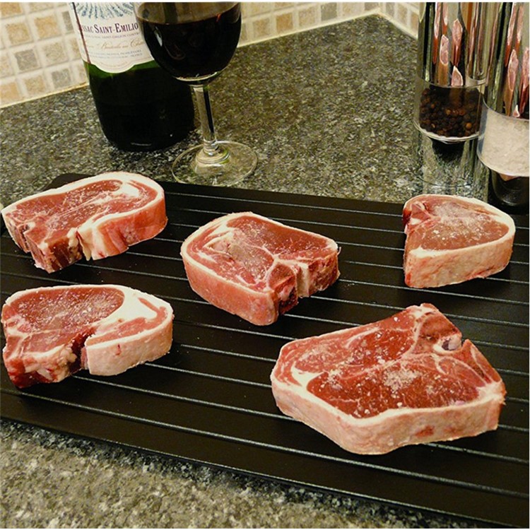 Fast Defrosting Tray Meat Food Fast Defrosting Tray Kitchen Tools, Size: 35.5 x 16.5 x 0.2cm-2